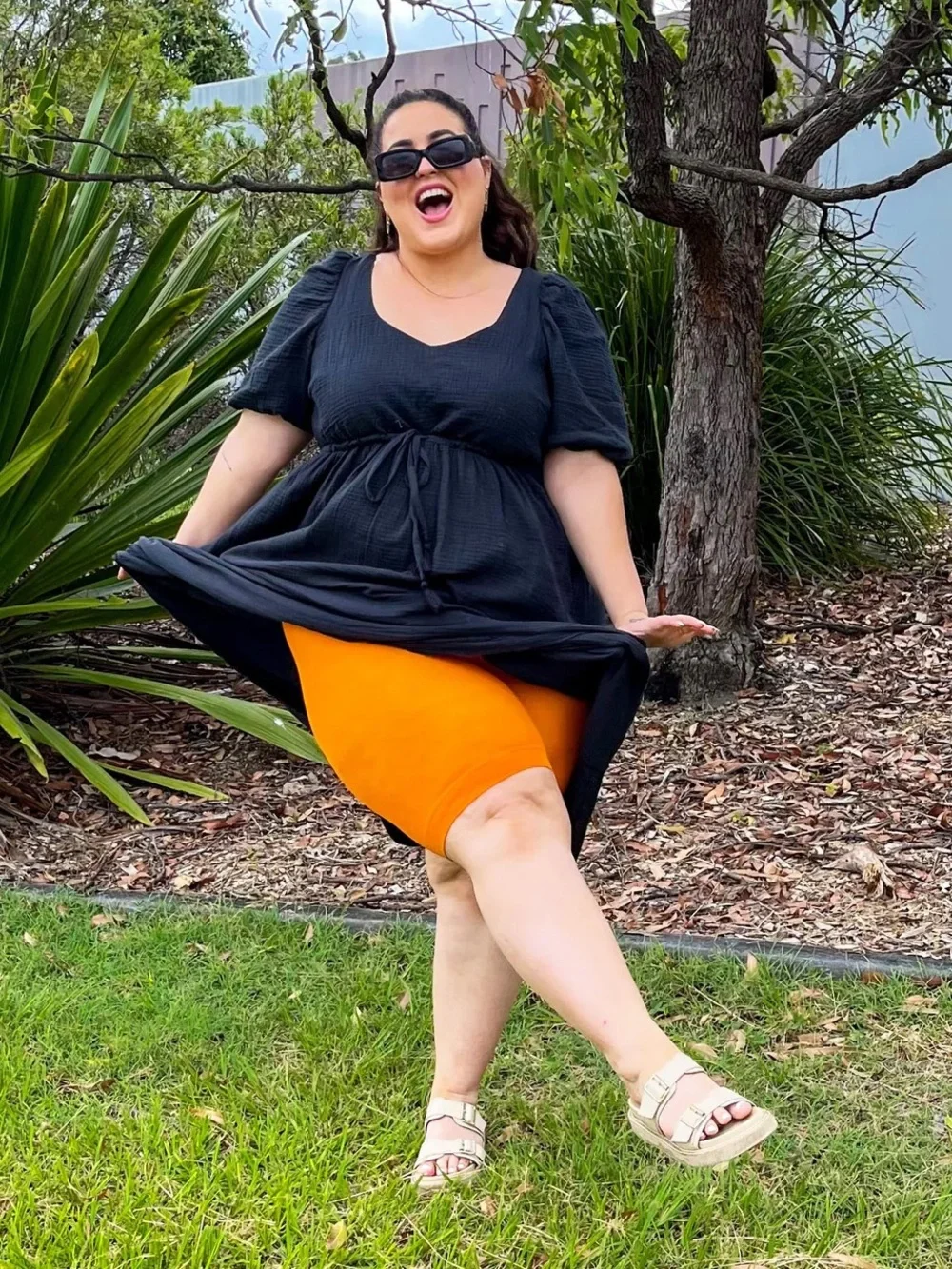 SNAG Stay Cool Papaya Chub Rub Shorts